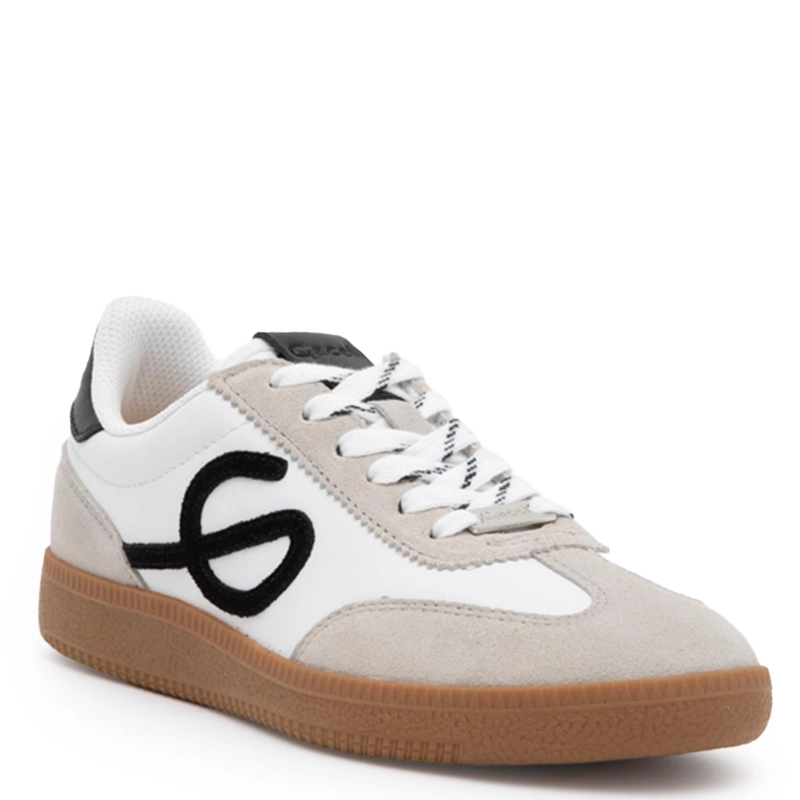 ZAPATILLA DE CUERO MUJER GACEL BLANCO MUNA - 3