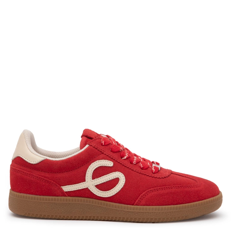 ZAPATILLA DE CUERO MUJER GACEL ROJO MUNA 0660933 - 1