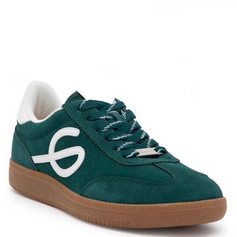 ZAPATILLA DE CUERO MUJER GACEL VERDE MUNA 0660934 - 3