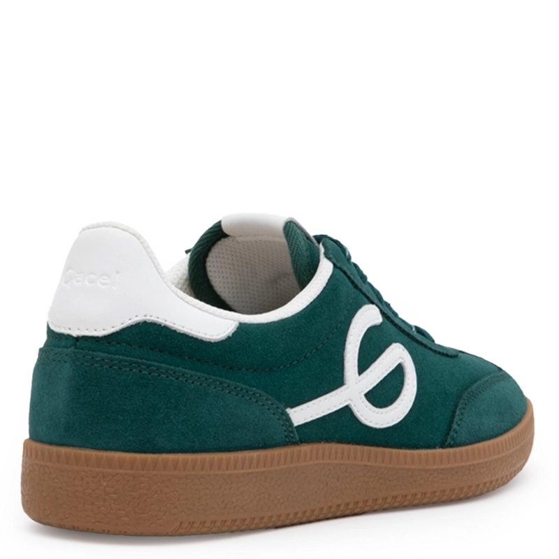 ZAPATILLA DE CUERO MUJER GACEL VERDE MUNA 0660934 - 5