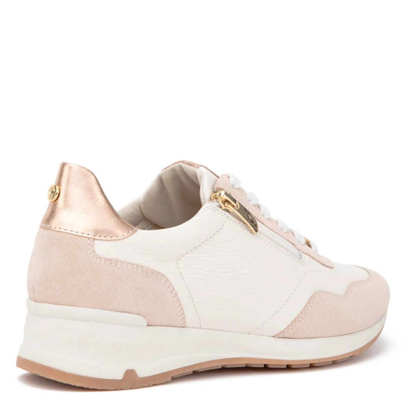 ZAPATILLA DE CUERO MUJER GACEL OFF WHITE VENUS - 5