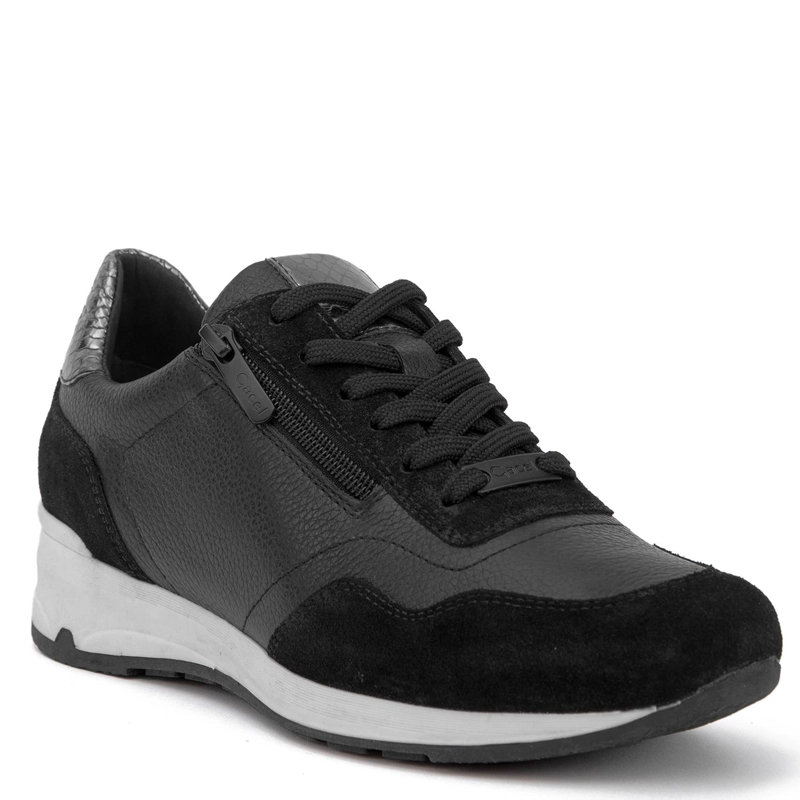 ZAPATILLA DE CUERO MUJER GACEL NEGRO VENUS 0661040 - 3
