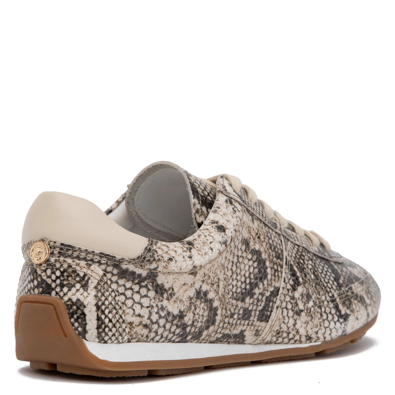 ZAPATILLA DE CUERO MUJER GACEL OFF WHITE NATT 0660935 - 5