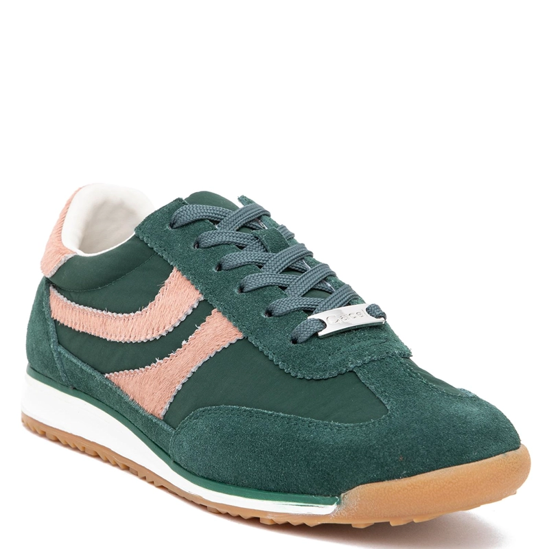 ZAPATILLA DE CUERO MUJER GACEL VERDE INNA 0660834 - 3