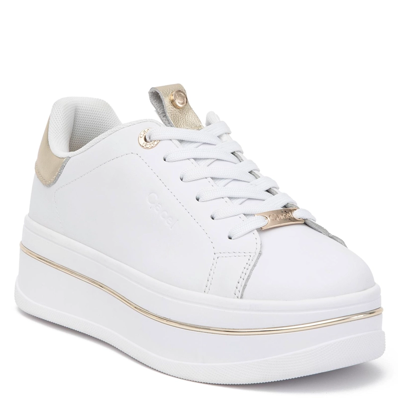 ZAPATILLA DE CUERO MUJER GACEL BLANCO ISADORA 0660836 - 3