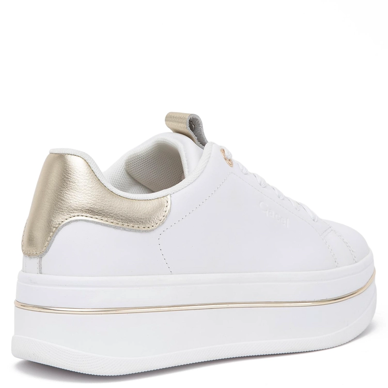 ZAPATILLA DE CUERO MUJER GACEL BLANCO ISADORA 0660836 - 5