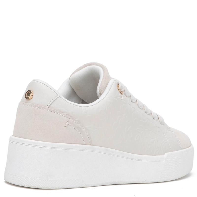ZAPATILLA DE CUERO MUJER GACEL CREMA LACY 0660868 - 5