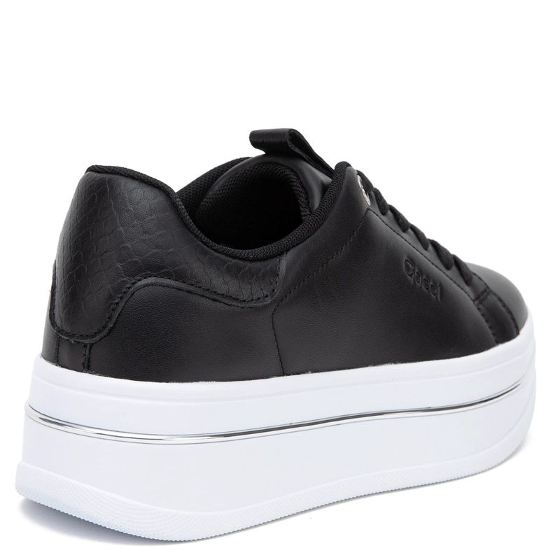 ZAPATILLA DE CUERO MUJER GACEL NEGRO ISADORA - 5