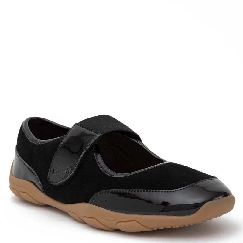 ZAPATILLA DE CUERO MUJER GACEL NEGRO HARPER - 3