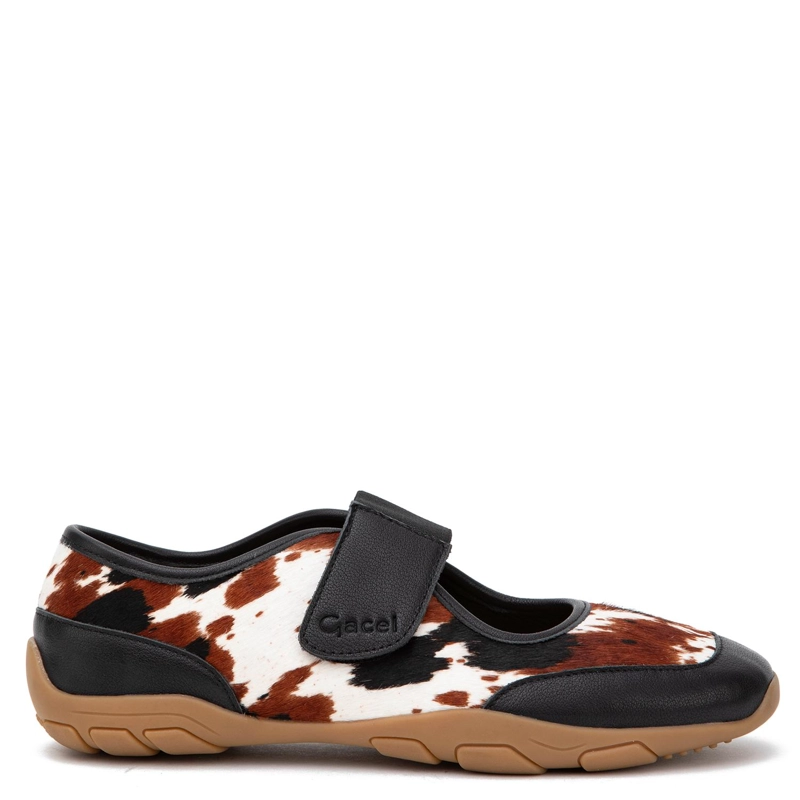ZAPATILLA DE CUERO MUJER GACEL MULTICOLOR HARPER - 1