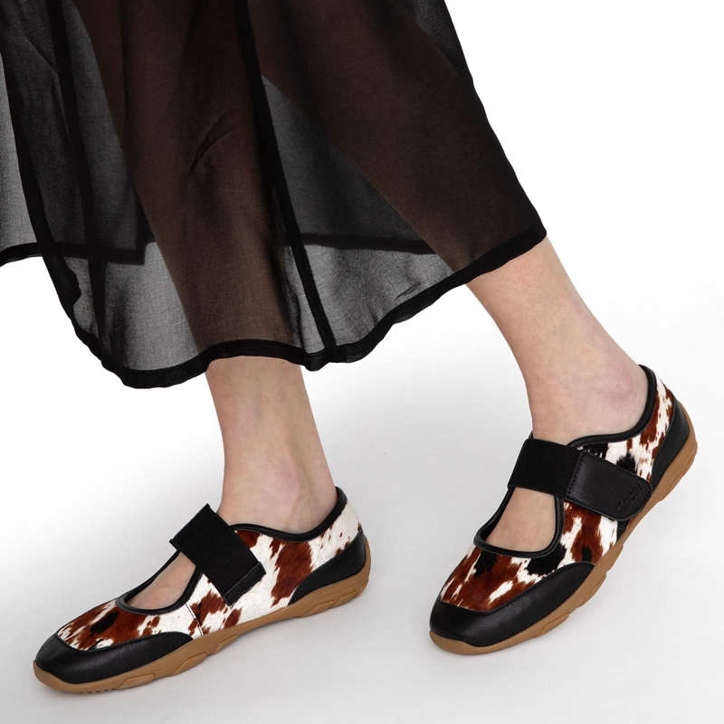 ZAPATILLA DE CUERO MUJER GACEL MULTICOLOR HARPER - 2