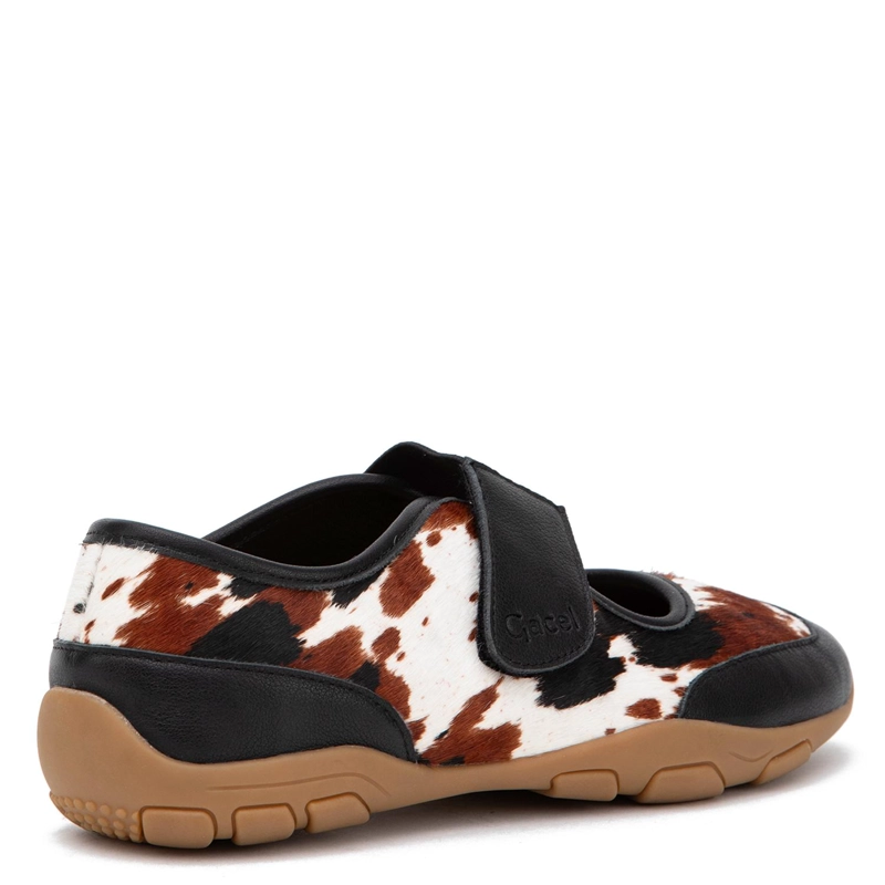 ZAPATILLA DE CUERO MUJER GACEL MULTICOLOR HARPER - 5