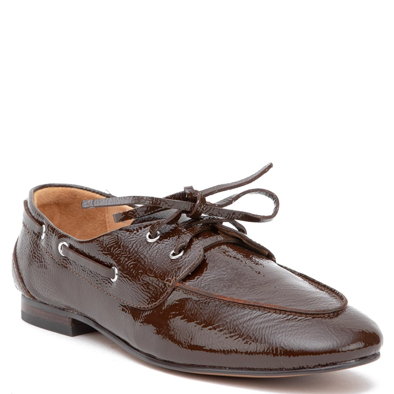 MOCASIN DE CUERO MUJER GACEL BURDEO QUINN 0660976 - 3