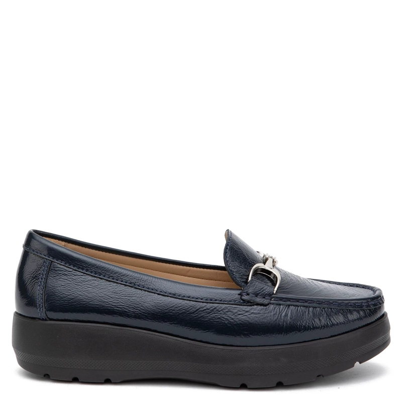 MOCASIN DE CUERO MUJER GACEL MARINO LOCANDA 0660883 - 1