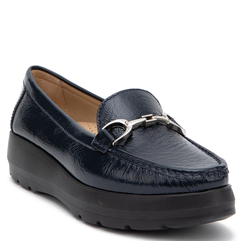 MOCASIN DE CUERO MUJER GACEL MARINO LOCANDA 0660883 - 3