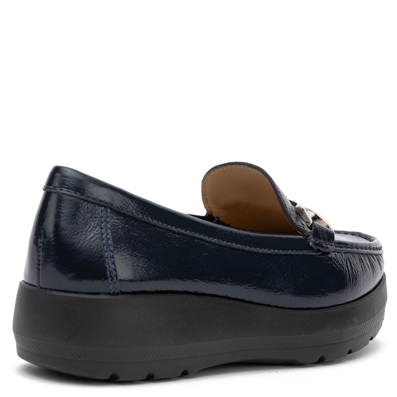 MOCASIN DE CUERO MUJER GACEL MARINO LOCANDA 0660883 - 5