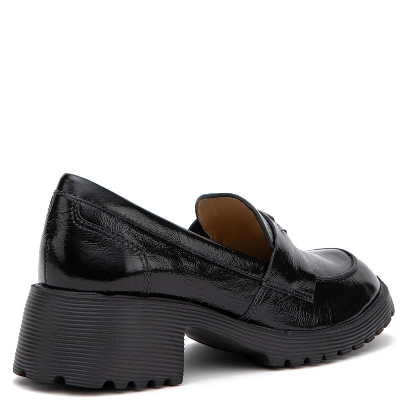 MOCASIN DE CUERO MUJER GACEL NEGRO BELEN - 5