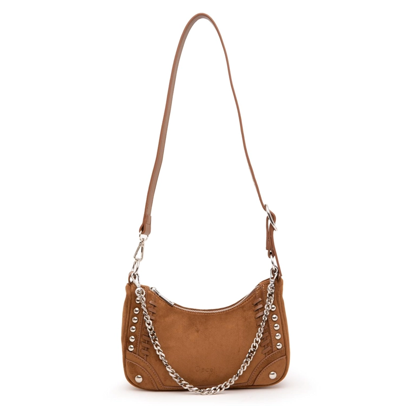 CARTERA MUJER GACEL CAMEL BANDOLERA PEQUEÑA - 1
