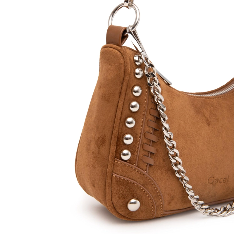 CARTERA MUJER GACEL CAMEL BANDOLERA PEQUEÑA - 5