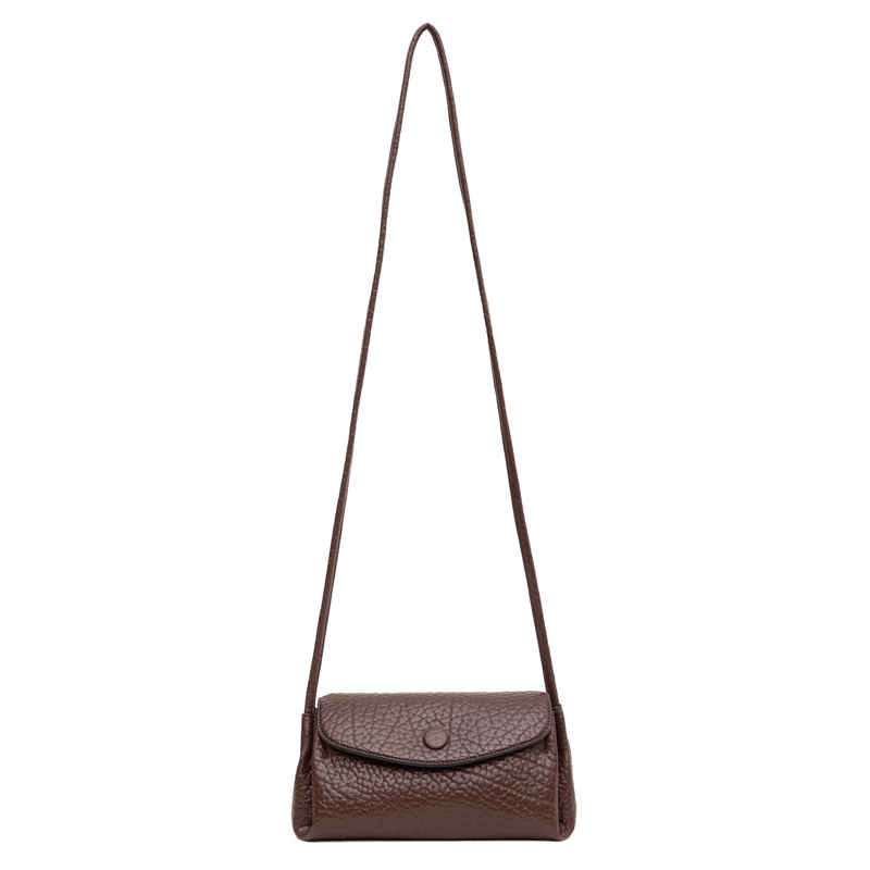 CARTERA MUJER GACEL CHOCOLATE BANDOLERA PEQUEÑA - 1