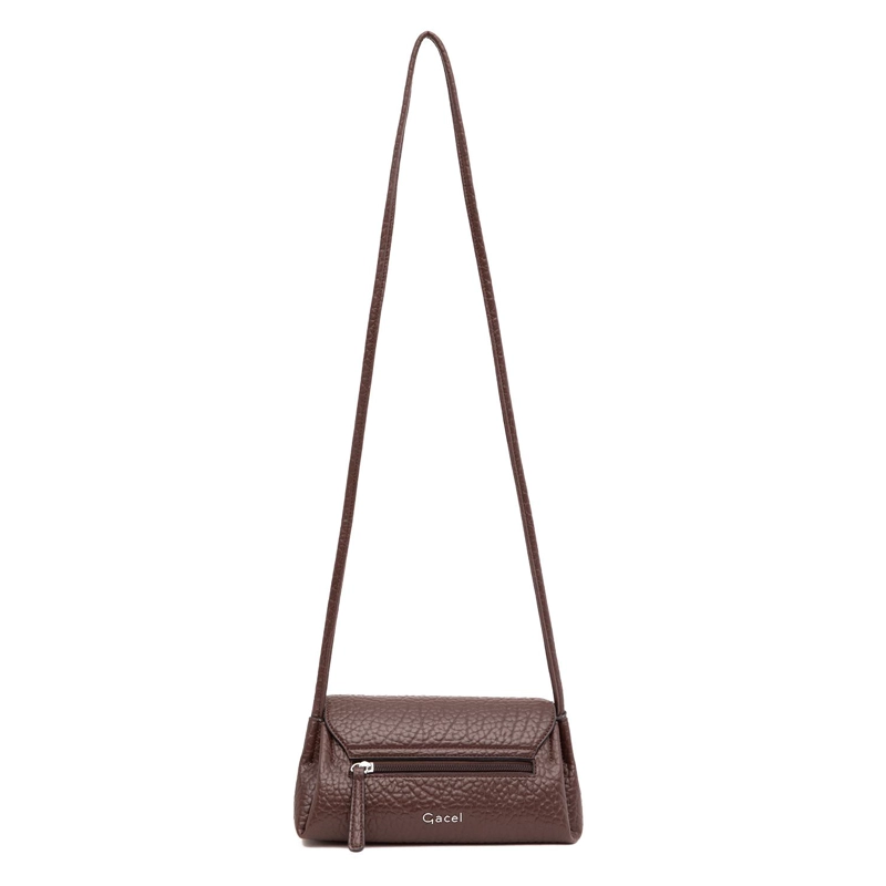 CARTERA MUJER GACEL CHOCOLATE BANDOLERA PEQUEÑA - 2