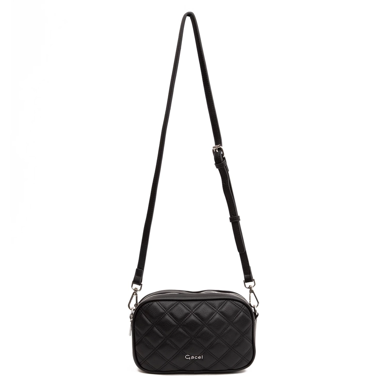CARTERA MUJER GACEL NEGRO BANDOLERA GRANDE - 1