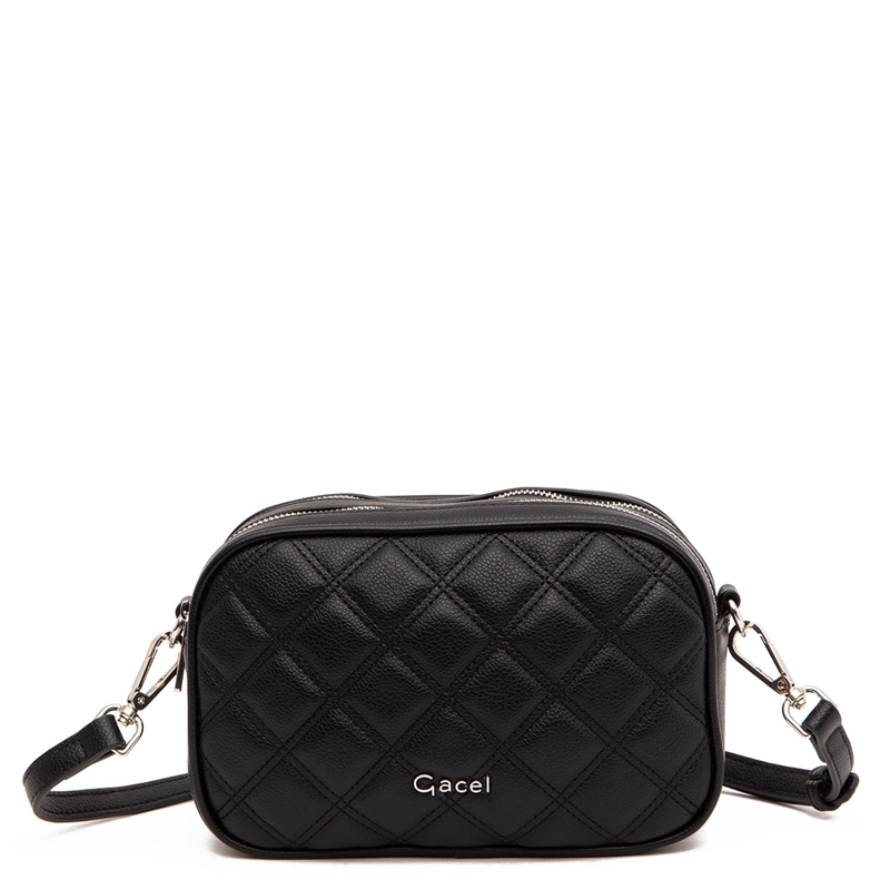 CARTERA MUJER GACEL NEGRO BANDOLERA GRANDE - 2