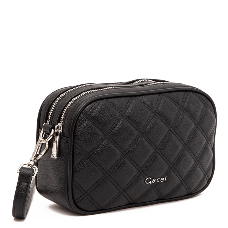 CARTERA MUJER GACEL NEGRO BANDOLERA GRANDE - 4