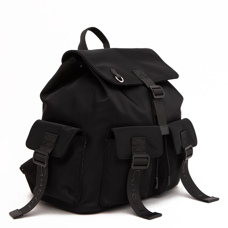 MOCHILA MUJER GACEL NEGRO GRANDE - 4