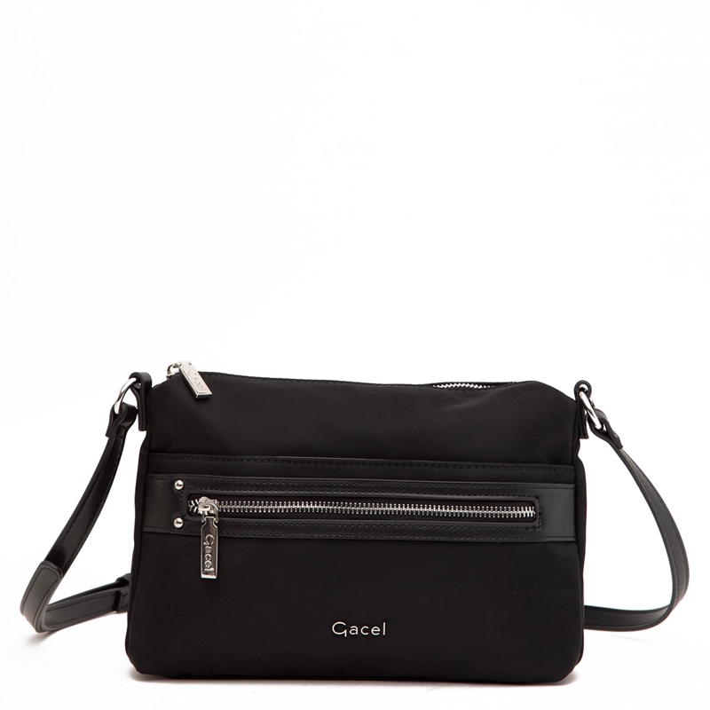 CARTERA MUJER GACEL NEGRO BANDOLERA GRANDE - 1