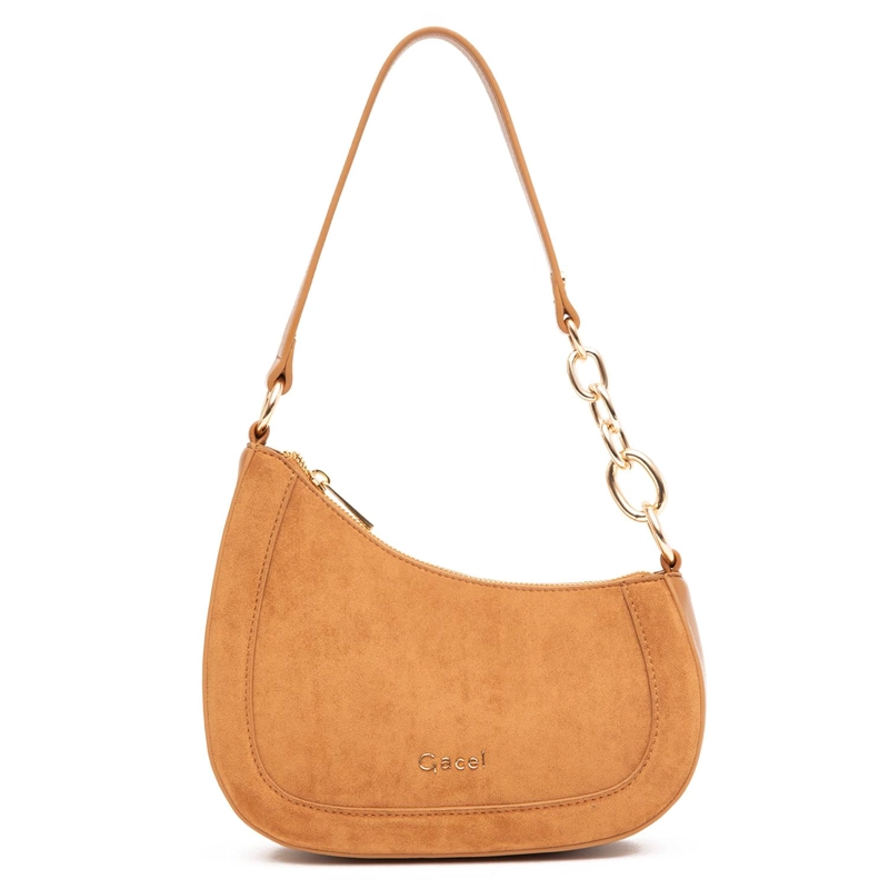 CARTERA MUJER GACEL CAMEL OVAL - 1