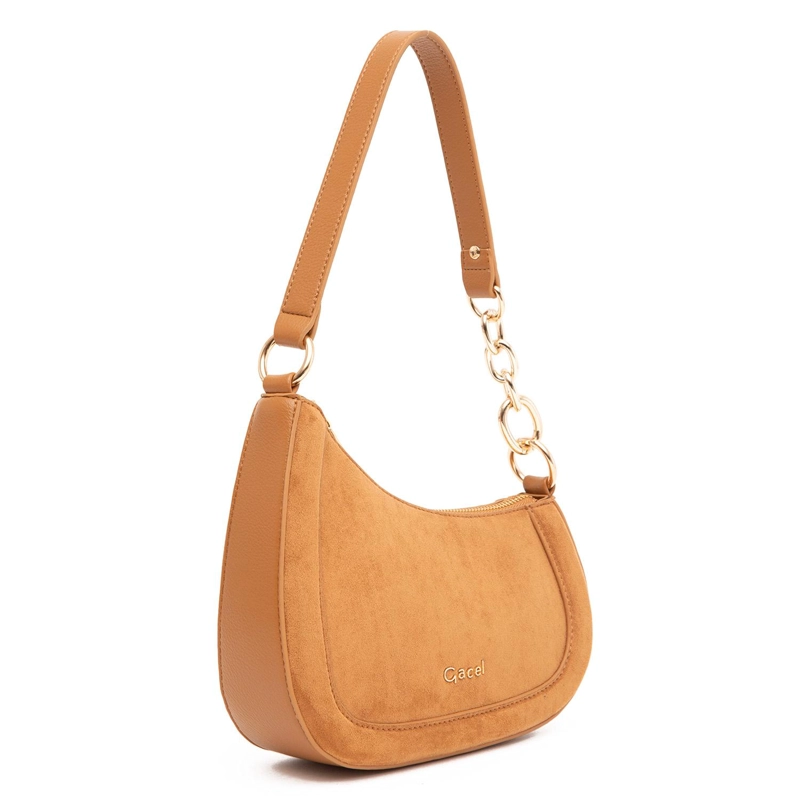 CARTERA MUJER GACEL CAMEL OVAL - 3