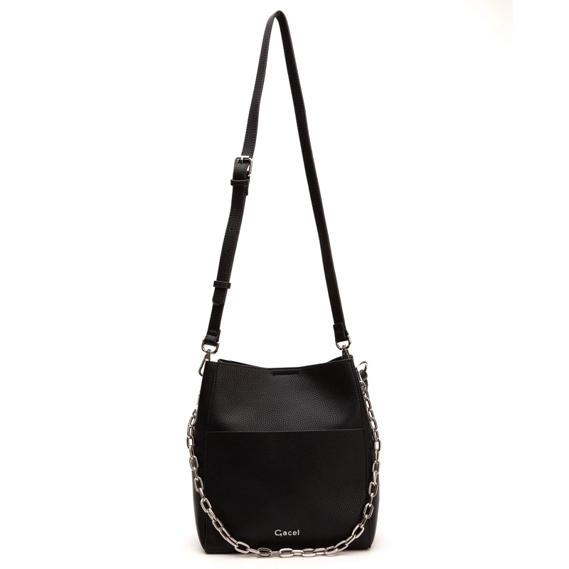 CARTERA MUJER GACEL NEGRO BUCKET - 1