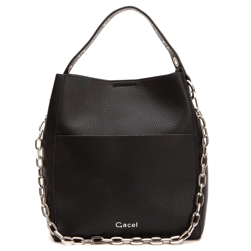 CARTERA MUJER GACEL NEGRO BUCKET - 2