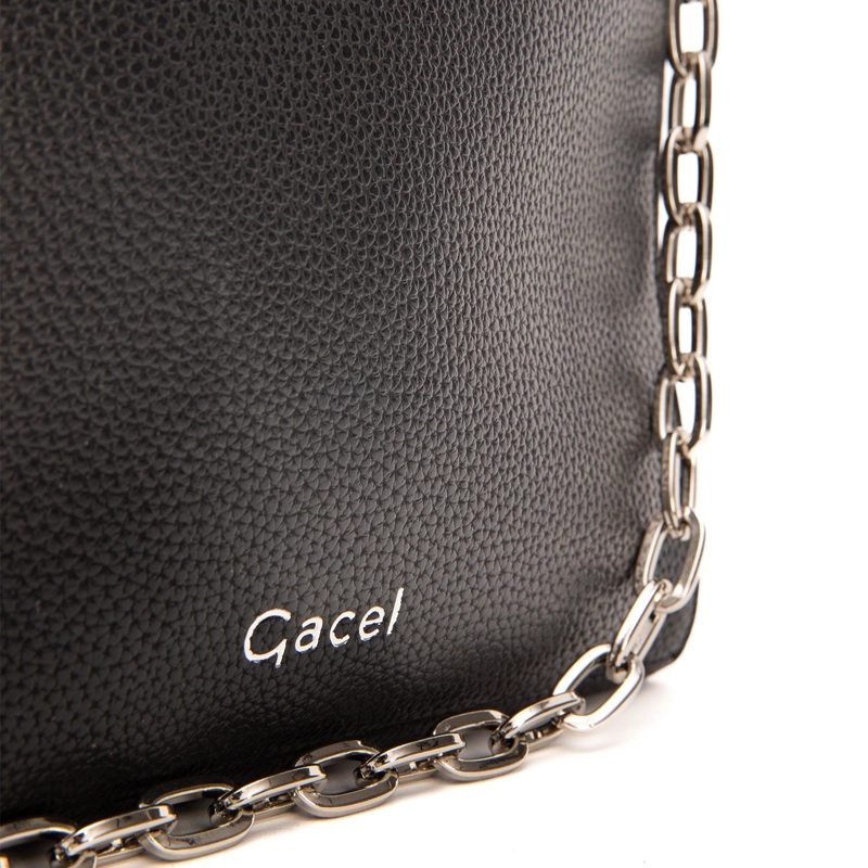 CARTERA MUJER GACEL NEGRO BUCKET - 5