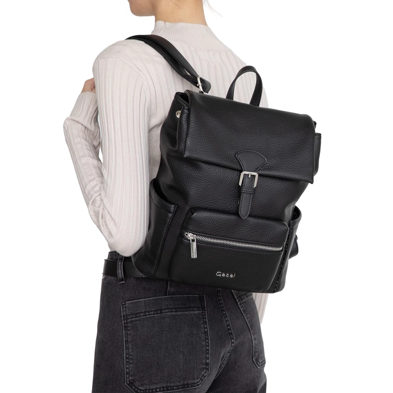 MOCHILA MUJER GACEL NEGRO GRANDE - 2