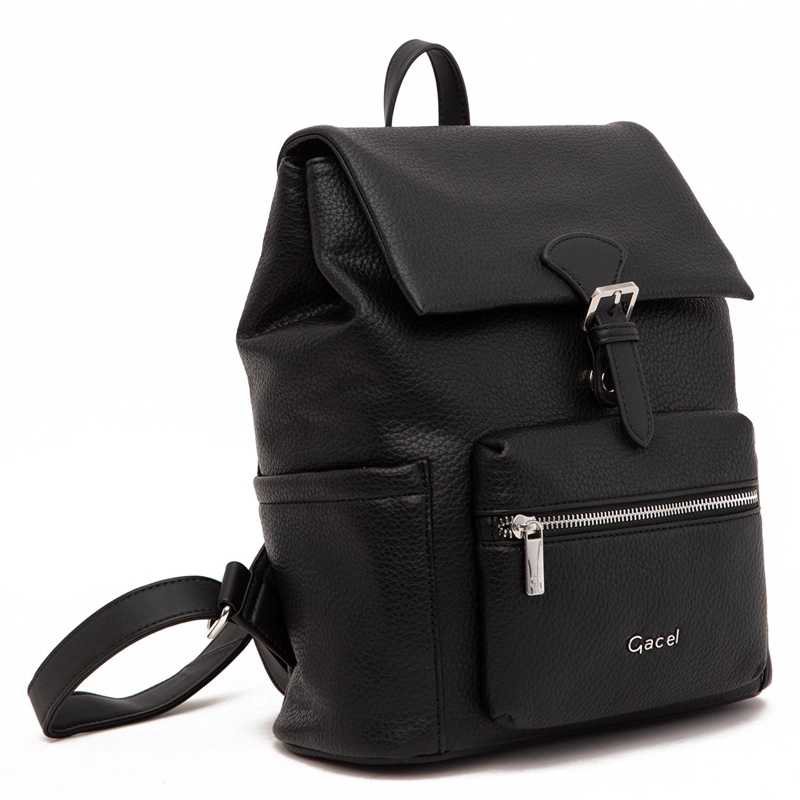 MOCHILA MUJER GACEL NEGRO GRANDE - 4