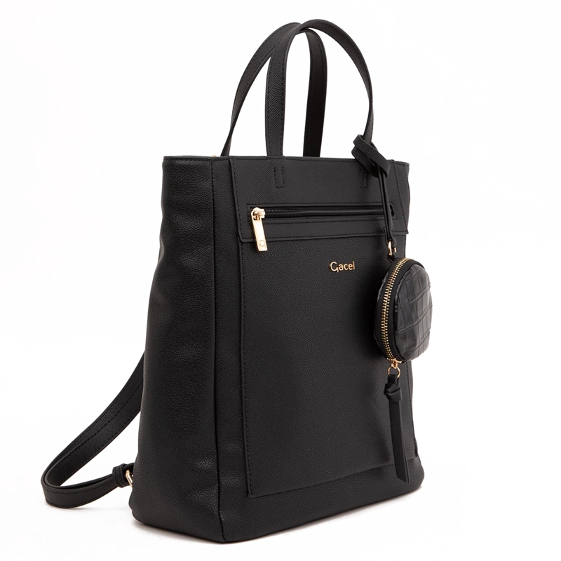 MOCHILA MUJER GACEL NEGRO GRANDE - 3