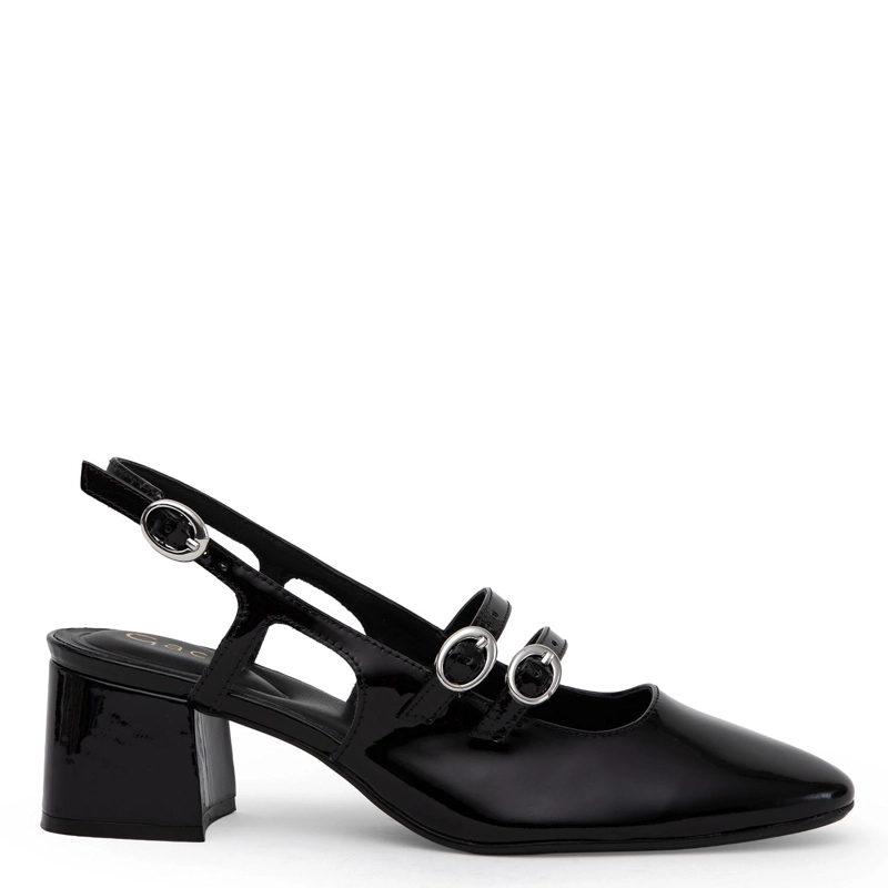 ZAPATO DE CUERO MUJER GACEL NEGRO VIVIENNE - 1
