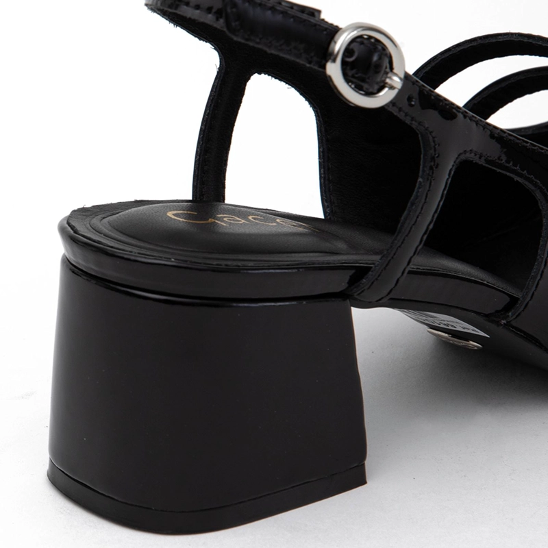 ZAPATO DE CUERO MUJER GACEL NEGRO VIVIENNE - 4