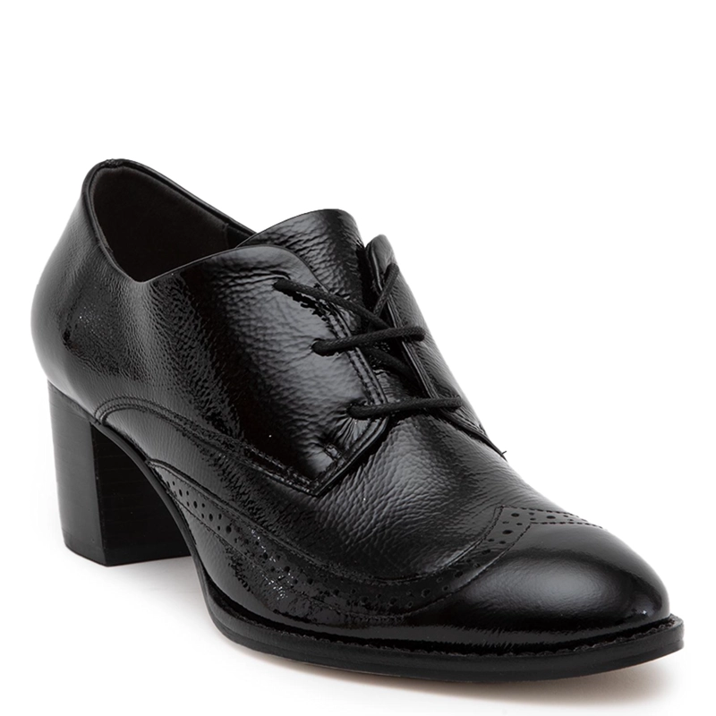 ZAPATO DE CUERO MUJER GACEL NEGRO CLAUDIA - 3