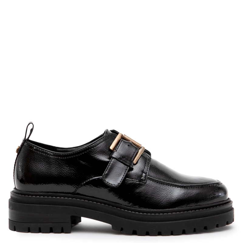 ZAPATO DE CUERO MUJER GACEL NEGRO TIMOTHY - 1