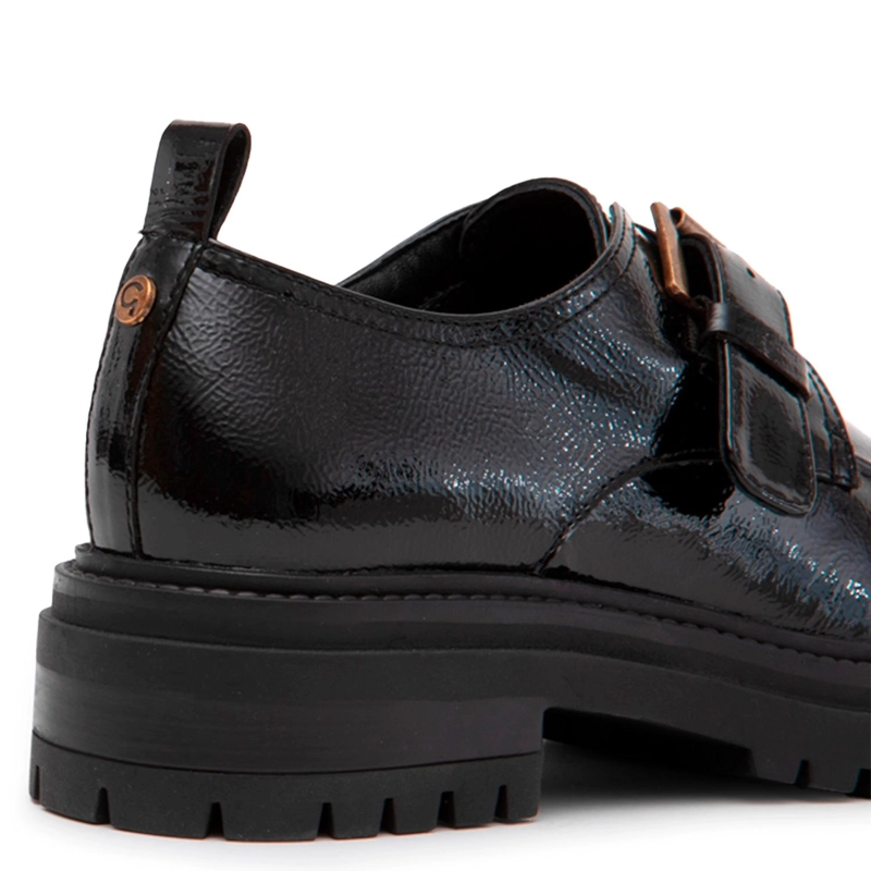 ZAPATO DE CUERO MUJER GACEL NEGRO TIMOTHY - 4