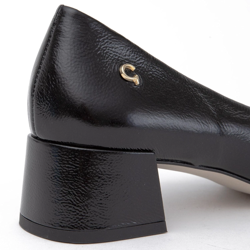 ZAPATO DE CUERO MUJER GACEL NEGRO BRERA - 4