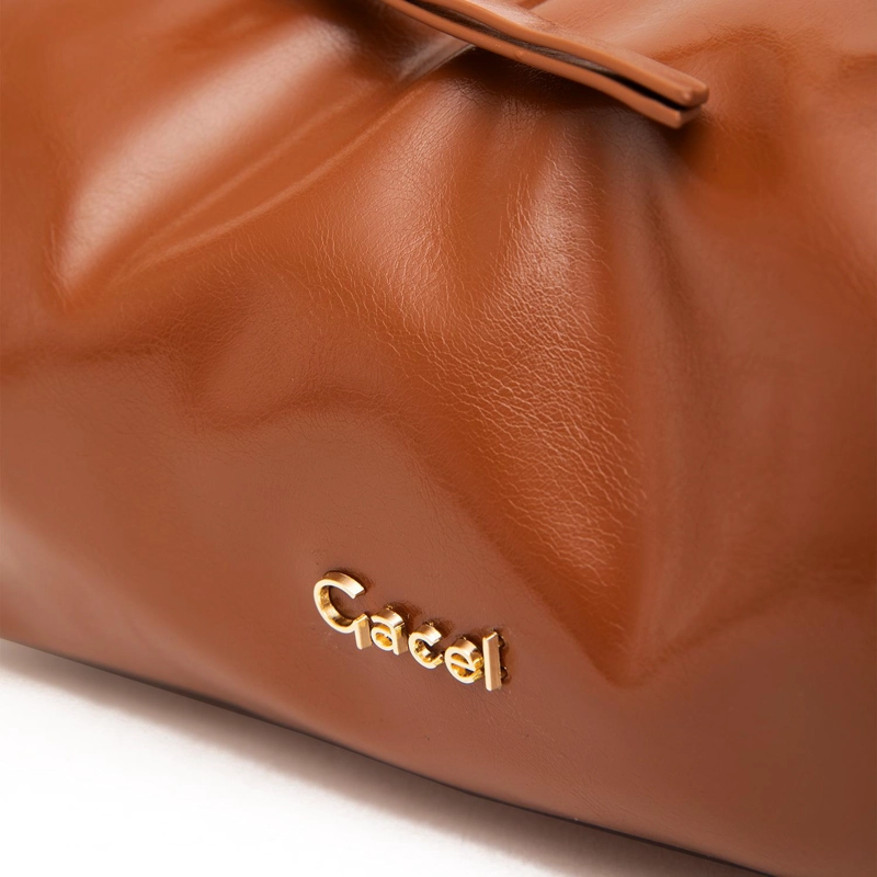 CARTERA MUJER GACEL CAMEL OVAL - 5