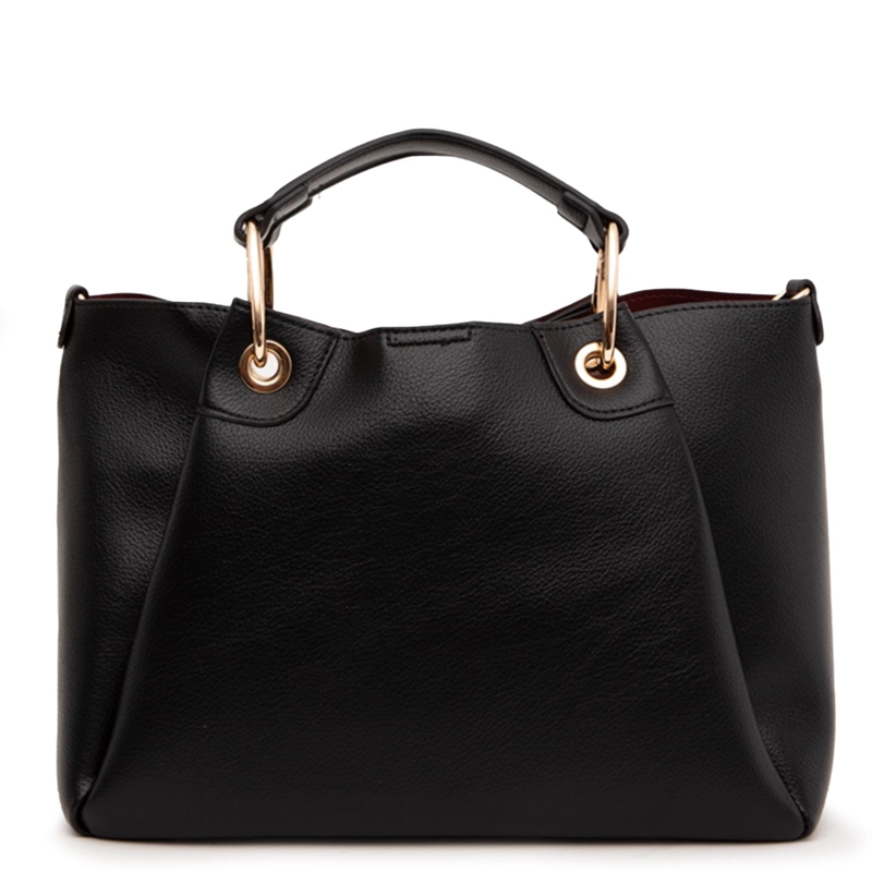 CARTERA MUJER GACEL NEGRO DOS ASAS MEDIANA - 2