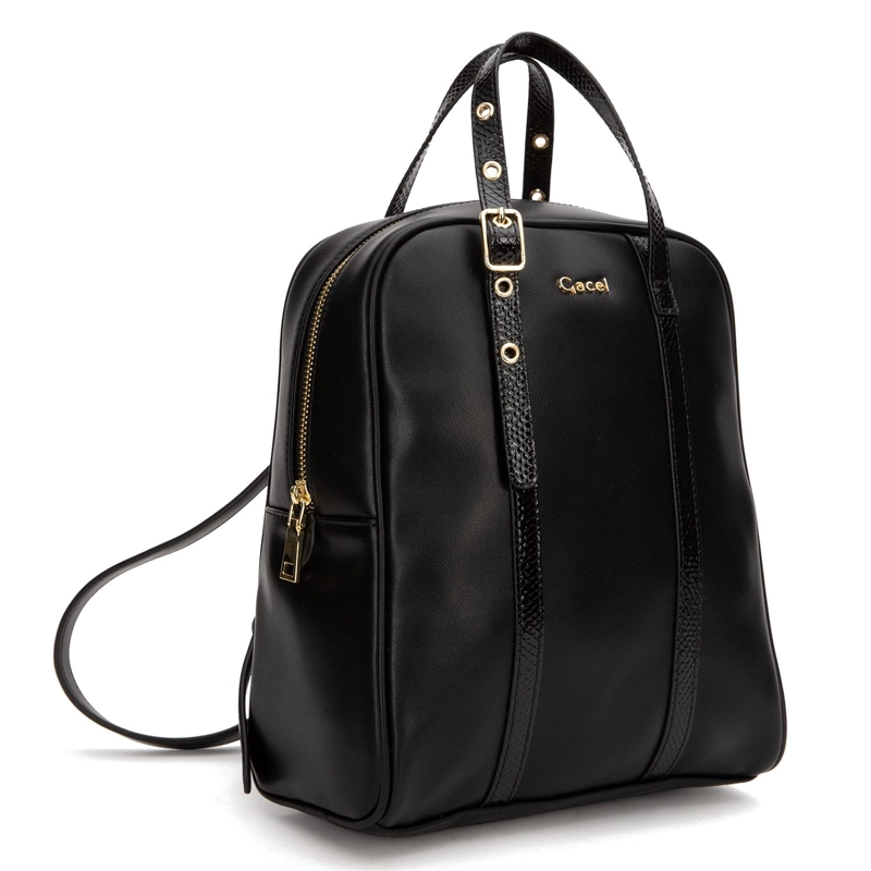 MOCHILA MUJER GACEL NEGRO PEQUEÑA - 3