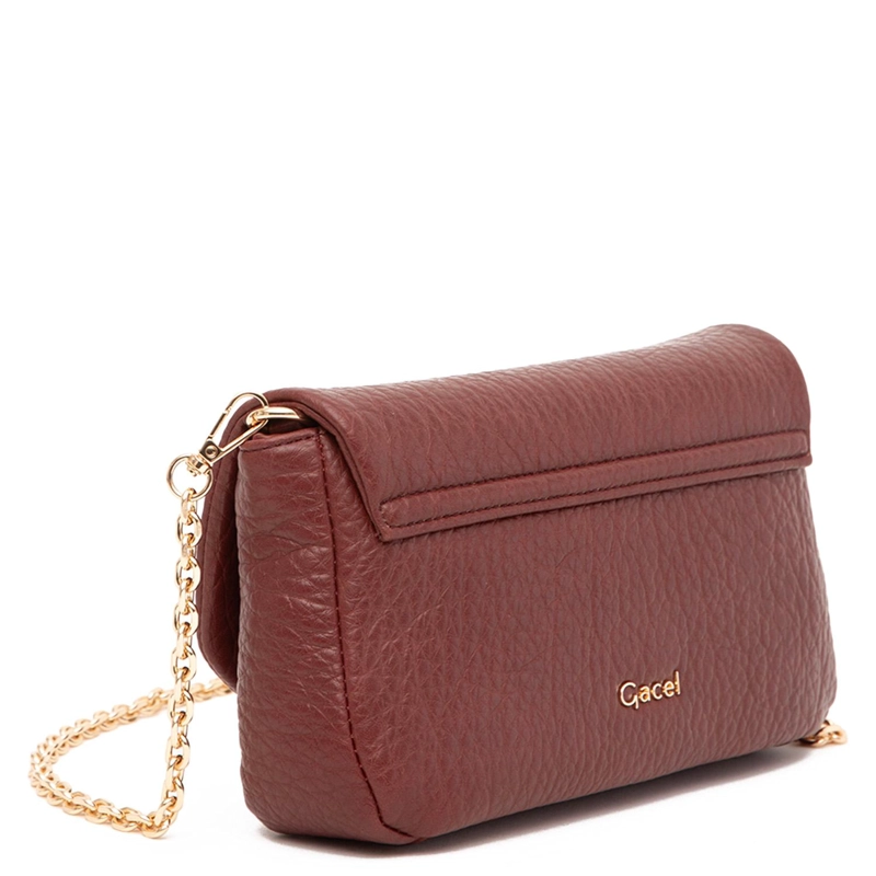 CARTERA MUJER GACEL TERRACOTA BANDOLERA PEQUEÑA - 4