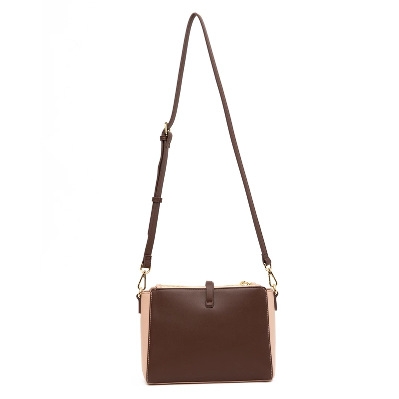 CARTERA MUJER GACEL OFF WHITE BANDOLERA GRANDE - 3
