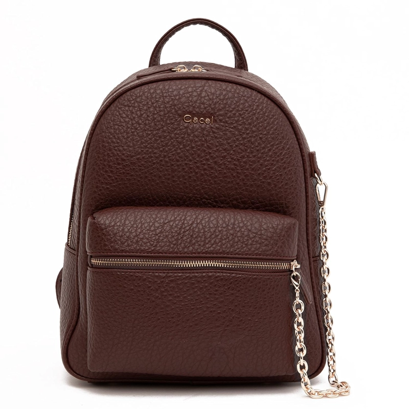 MOCHILA MUJER GACEL CHOCOLATE GRANDE - 1
